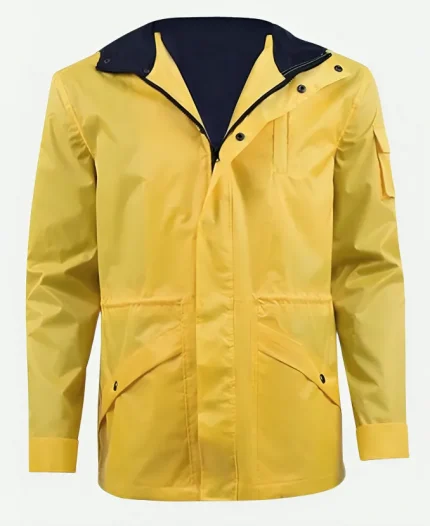 Jonas Kahnwald Dark Yellow Hooded Coat