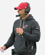 Jonathan Gannon AZ Cardinals Sideline Club Hoodie