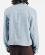 Jordan L. Jones TV Series Bel-Air S04 Jazz Light Blue Floral Embroidery Jacket