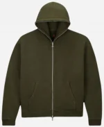 Jordan x Travis Scott Olive Full-Zip Hoodie