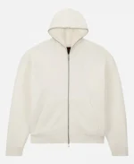 Jordan x Travis Scott White Full-Zip Hoodie