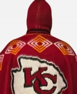 KC Chiefs Wool Poncho