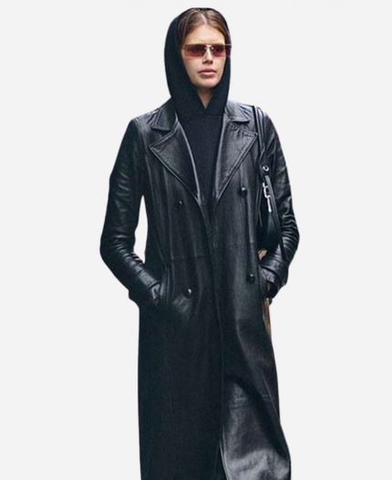 Kaia Jordan Gerber The Matrix Coat