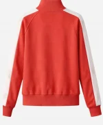 Kaley Cuoco Vanished Orange Track Jacket