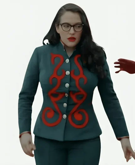 Kat Dennings WandaVision Blue Cotton Jacket - Jacket Era