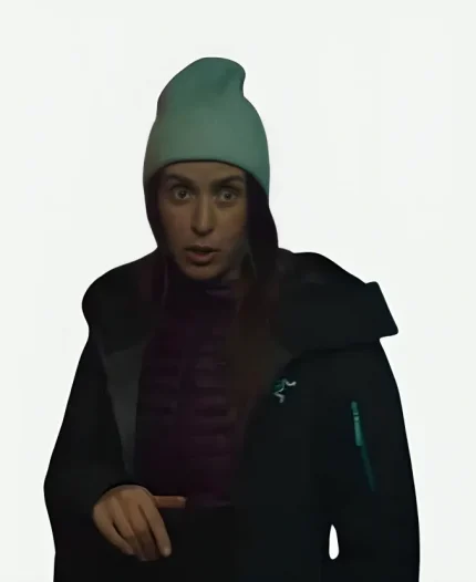 Katie Burrell Weak Layers 2024 Black Jacket - Jacket Era