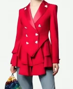 Keeley Ted Lasso S02 Wool Blazer - Pink