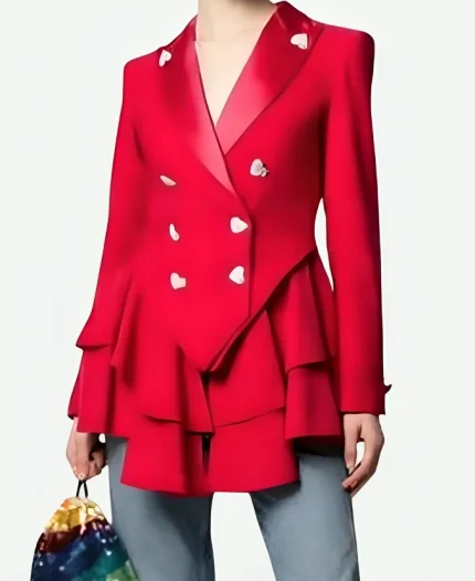 Keeley Ted Lasso S02 Wool Blazer - Pink