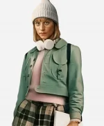 Keila TV Series Berlin 2023 Michelle Jenner Green Jacket