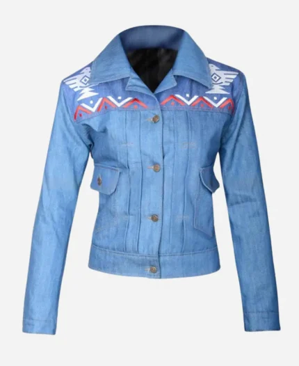 Kelsey Asbille Blue Denim Jacket