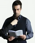 Kenan Sezgin As The Crow Flies Season 01 Ibrahim Celikkol Black Vest