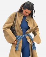 Kendall Jenner LA Brown Trench Coat