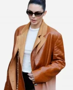 Kendall Jenner Leather Blazer