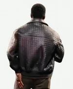 Kevin Hart Acting My Age Movie Black Leather Jacket - For Sale