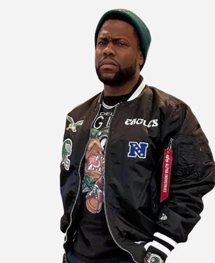 Kevin Hart Eagles Black Jacket