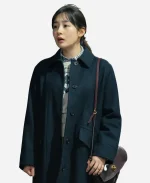 Kim Min-ha Black Wool Coat
