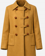 Kim Min-ha Typhoon Family Oh Mi-Suk Brown Wool Coat