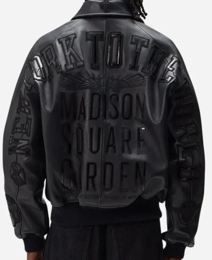 Kith & AVIREX New York Knicks Madison Square Garden Icon Black Jacket