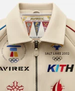 Kith & AVIREX for Olympics Heritage Leather Bomber Jacket