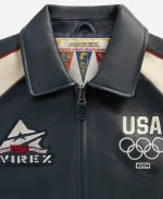 Kith & AVIREX for Team USA Leather Bomber Jacket