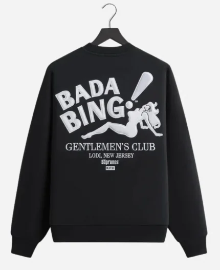 Kith The Sopranos Bada Bing Nelson Crewneck - Black