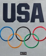 Kith for Team USA 2026 Olympics Henson Light Indigo Shirt