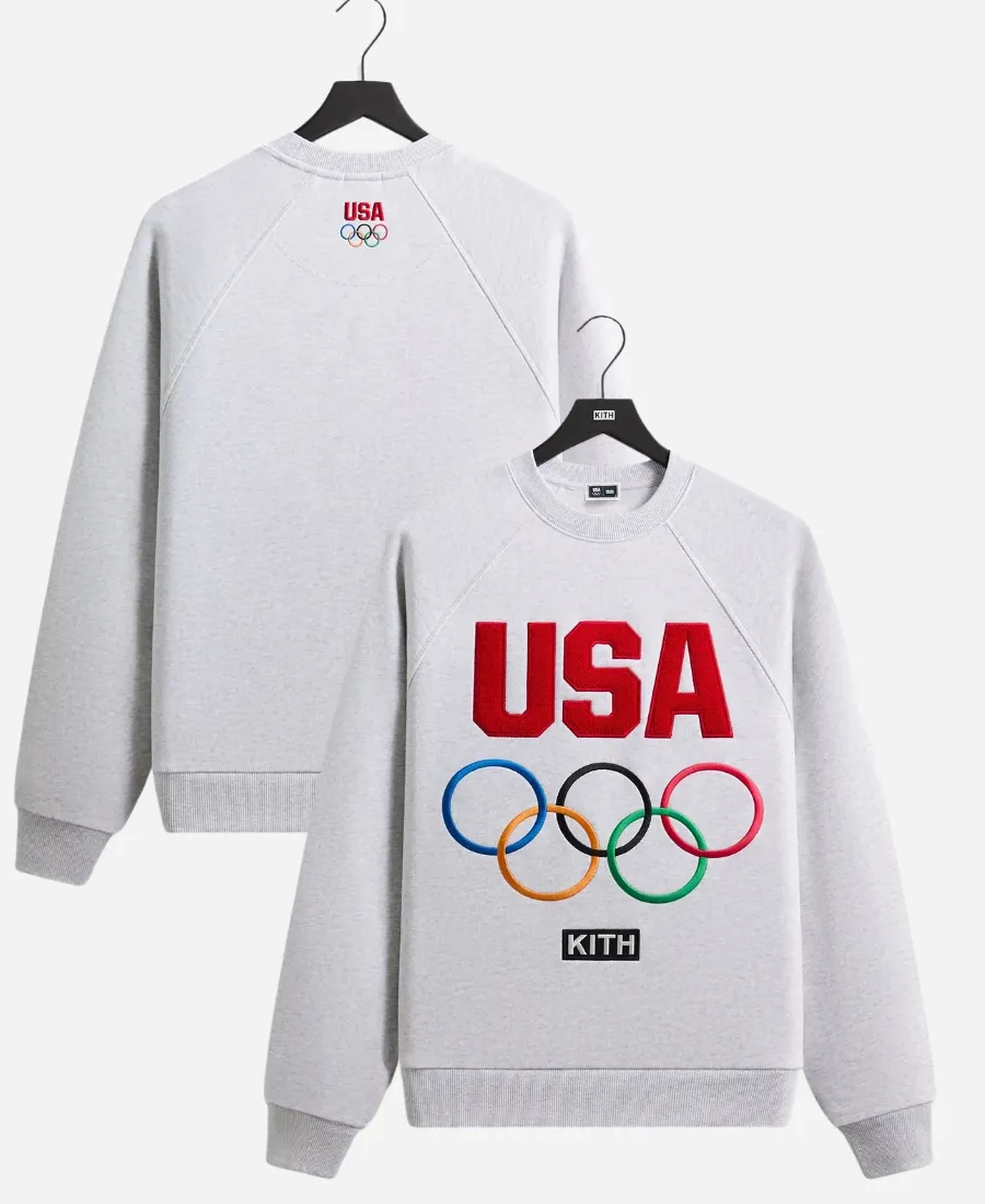 Kith for Team USA Heather Grey Crewneck Kith for Team USA Heather Grey Crewneck