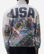 Kith for Team USA Winter Mountain Quarter Zip Sweatshirt in White
