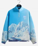 Kith for Team USA Winter Mountain Sky Blue Sweatshirt