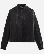 Kith x Batman 85th Anniversary Black Moto Leather Jacket