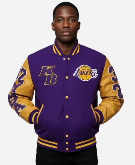 Kobe Bryant Lakers Mamba Varsity Jacket
