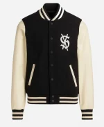 Ksubi King Patch Black And Cream Jacket