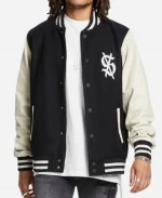 Ksubi King Patch Letterman Jacket