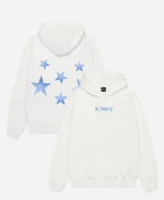 Kymas White Pullover Hoodie