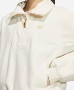 LNY 2026 Half Zip Sweatshirt - Cream