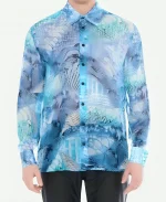 Landman S02 Ali Larter Snakeskin Printed Blouse