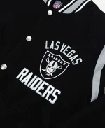 Las Vegas Raiders Tailback Black Varsity Jacket