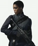 Lashana Lynch Black Cotton Vest