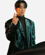 Lee Jun-ho Typhoon Family Black Coat