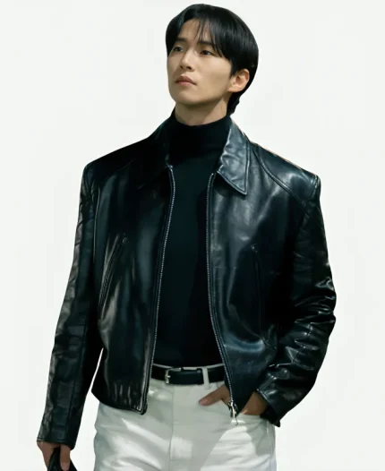 Lee Jun-ho Typhoon Family Black Jacket