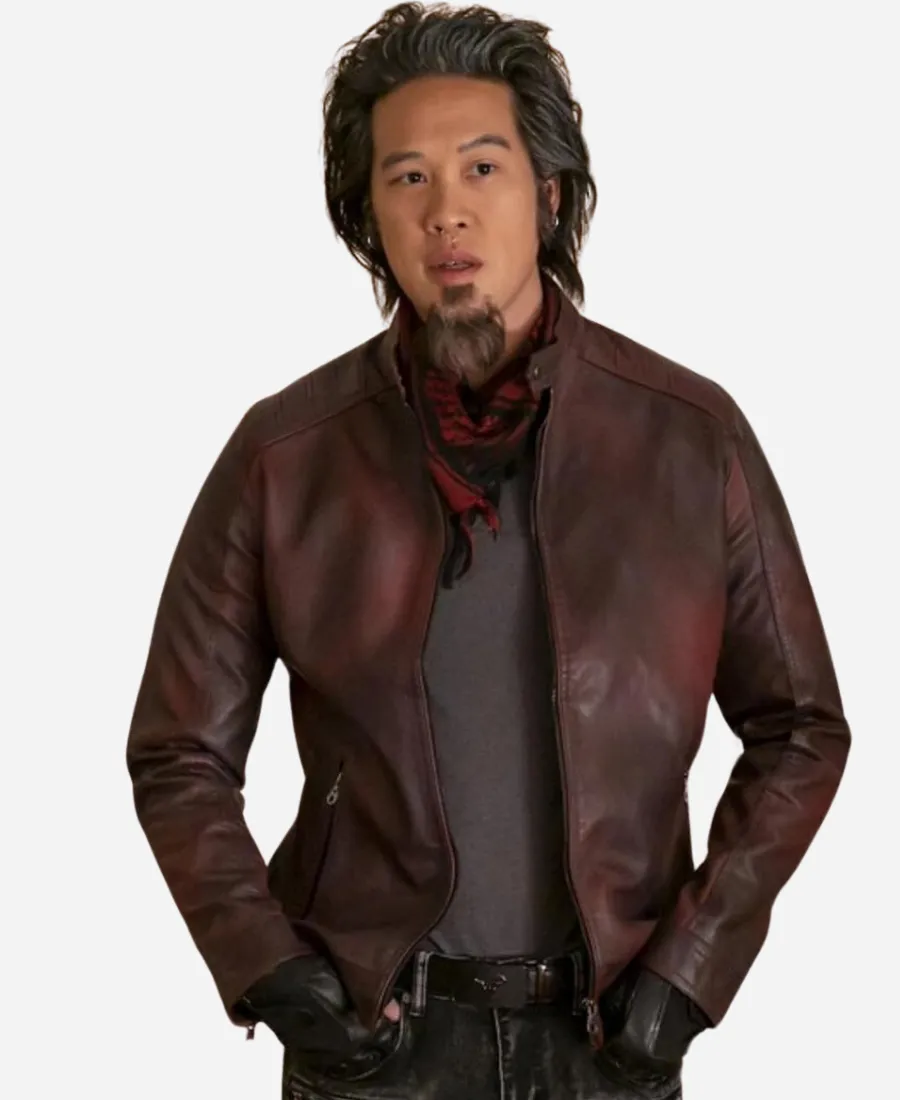 Leonard Wu American Born Chinese 2023 Bull Demon Brown Leather Jacket Leonard Wu American Born Chinese 2023 Bull Demon Brown Leather Jacket