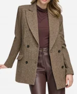 Leslie Davis Unsellable Houses Season 04 Wool Blazer 