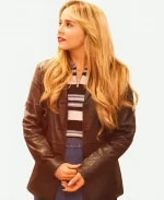 Lindsay Up Here Leather Jacket