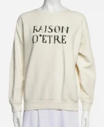 Liz Raison D’ Etre White Sweatshirt