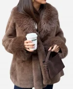 Loose-Fitting fur coat