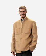Lorenzo Zurzolo Tv Series A Knight of the Seven Kingdoms Camel Wool Jacket