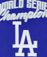 Los Angeles Dodgers Franchise Carl Banks G-III Sports Royal & Gray Varsity Jacket