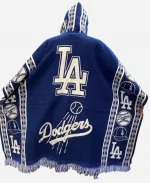 Los Angeles Dodgers Wool Hooded Poncho
