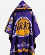 Los Angeles Lakers Wool Poncho