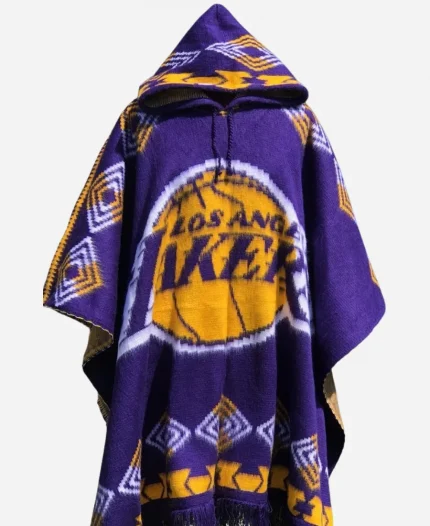 Los Angeles Lakers Wool Poncho